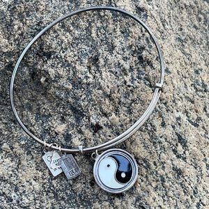 Silver-Tone Wind & Fire It Is What It Is Cuff Bangle Silver-Tone Wind & Fire It Is What It Is Cuff Bangle